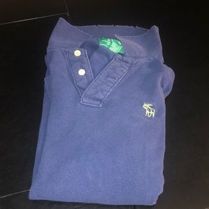 Abercrombie & Fitch Men’s Distressed Muscle Polo Shirt Large